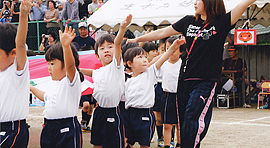 運動会の写真を紹介