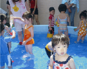 水遊び