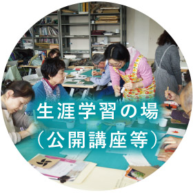 生涯学習の場（公開講座等）