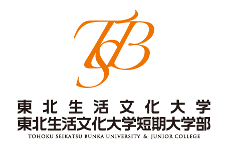 東北生活文化大学、東北生活文化大学短期大学部のロゴマーク。英語表記の頭文字「TSB」をモチーフにしたものです。